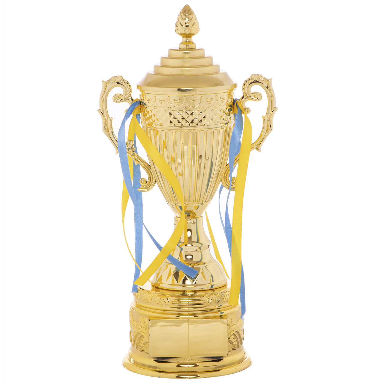 Кубок спортивний із ручками та кришкою приз спортивний SP-Sport 078C висота 37 см Gold