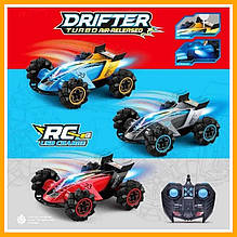 Мощная машинка на пульте управления с подсветкой DRIFTER Turbo Air-Released КРАСНАЯ