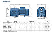 Насос для колодязя самовсмоктувальний, поверхневий, 1,1 кВт, до 4,2 м³/год, до 5,8 бар, Pedrollo JSWm 2АX, Італія, фото 4