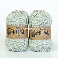 Пряжа Drops Nepal Mix (цвет 0500 light grey)