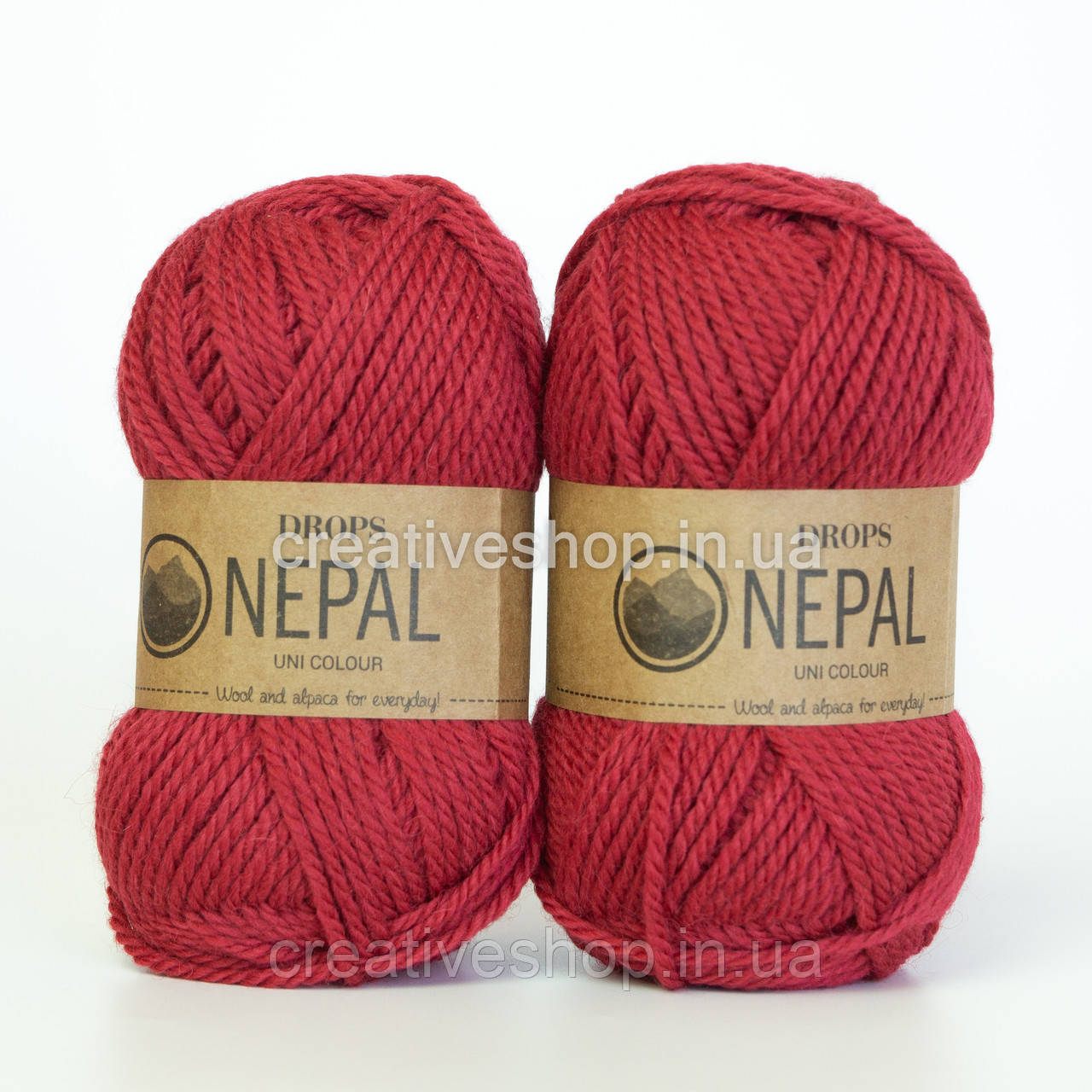 Пряжа Drops Nepal (колір 3608 deep red)