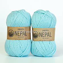 Пряжа Drops Nepal (колір 8908 aqua blue)