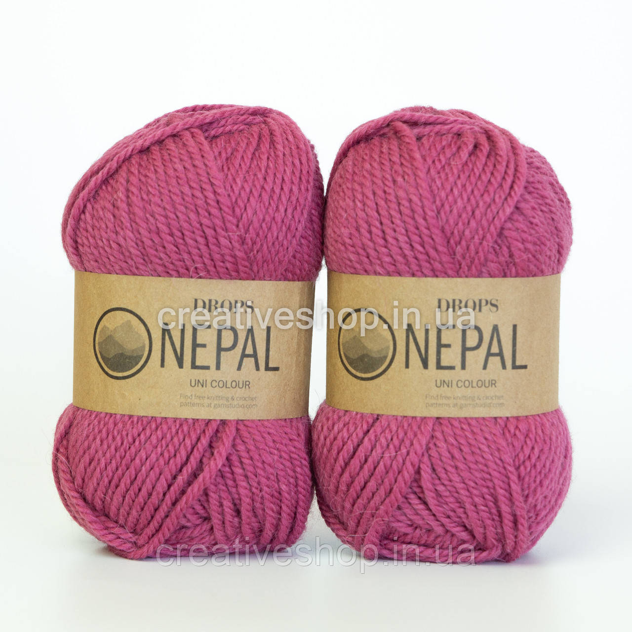 Пряжа Drops Nepal (колір 8910 raspberry rose)