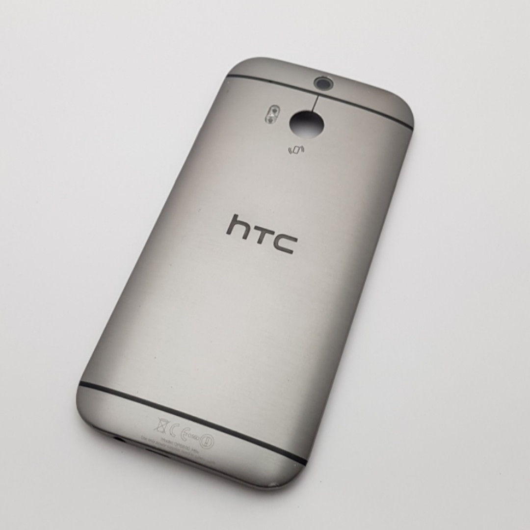 Із дефектом. кришка htc one m8 сіра сервісний оригінал з розборки