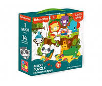 Пазлы детские Maxi puzzle Fisher Price Бикини друзья (укр), VT1711-10