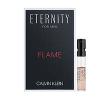 Оригинальный пробник брендовых духов Calvin Klein Eternity Flame For Men 1,2ml , древесный пряный мужской