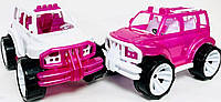 Машина детская Внедорожник классический маленький, розовая, 330