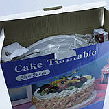 Набір для декору тортів кексів, кондитерські інструменти, 123шт + підставка, фото 3