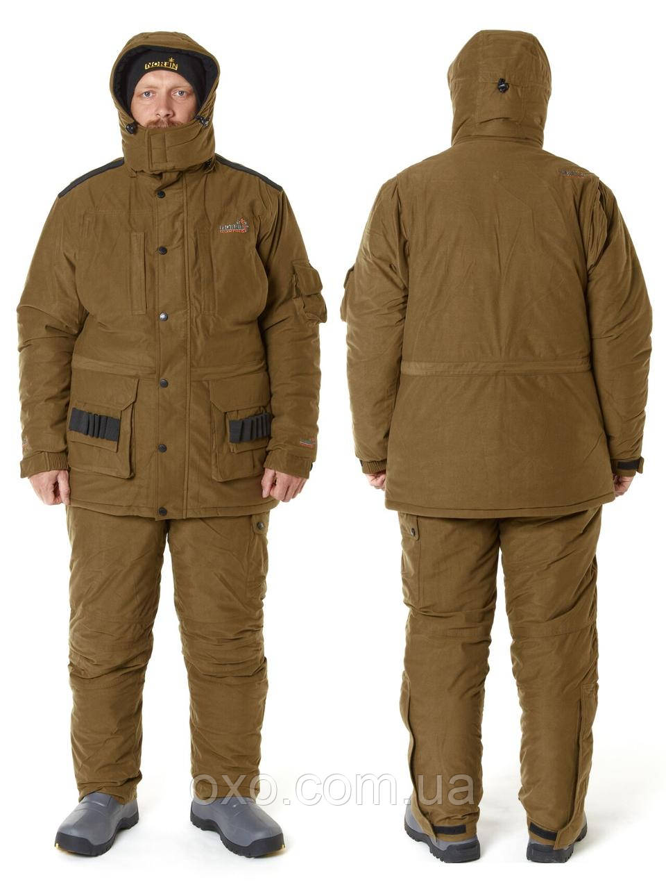 Зимовий чоловічий костюм для полювання та риболовлі Norfin Hunting Wild Green, XL (56-58)