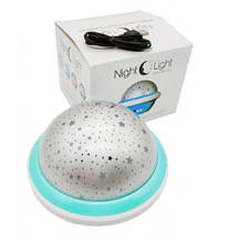 Детский ночник-проэктор Night Light projection lamp Голубой