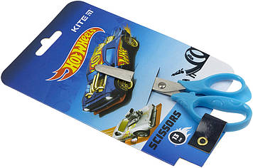 Ножиці дит. "Kite" №HW21-122 Hot Wheels 13см,сині(24)