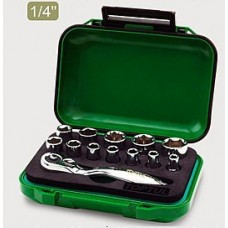 Набір головок з тріскачкою 1/4" 13ед. GABW1301