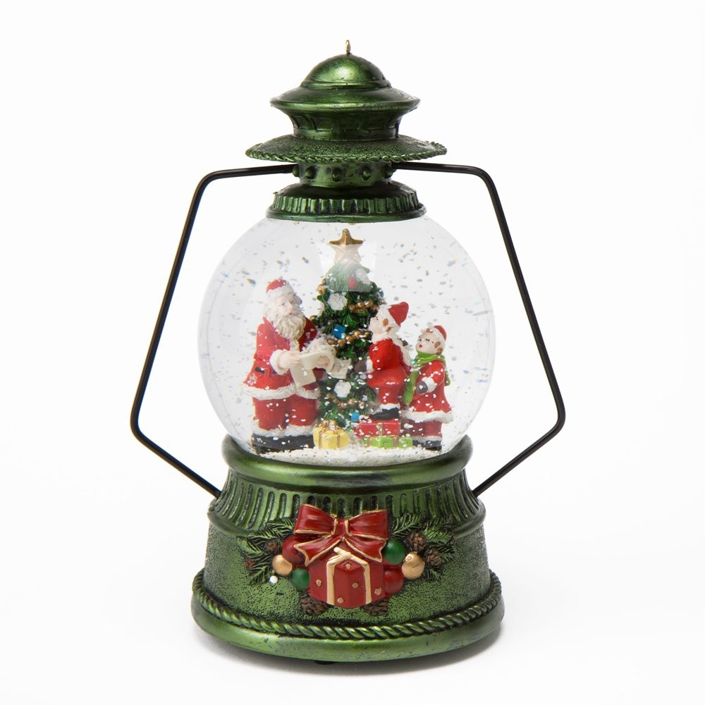 Фігурка Музична снігова куля Різдвяний ліхтар 20х10 см 16016-015