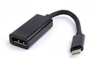 Перехідник Cablexpert для MacBook USB3.1 Type C to DisplayPort, 0.15 м, чорний (A-CM-DPF-01)