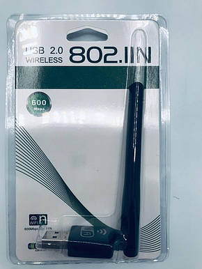 Wi-Fi-адаптер USB Dynamode WL-700N-ART 802.11n (300 Mbps) Чорний, фото 1