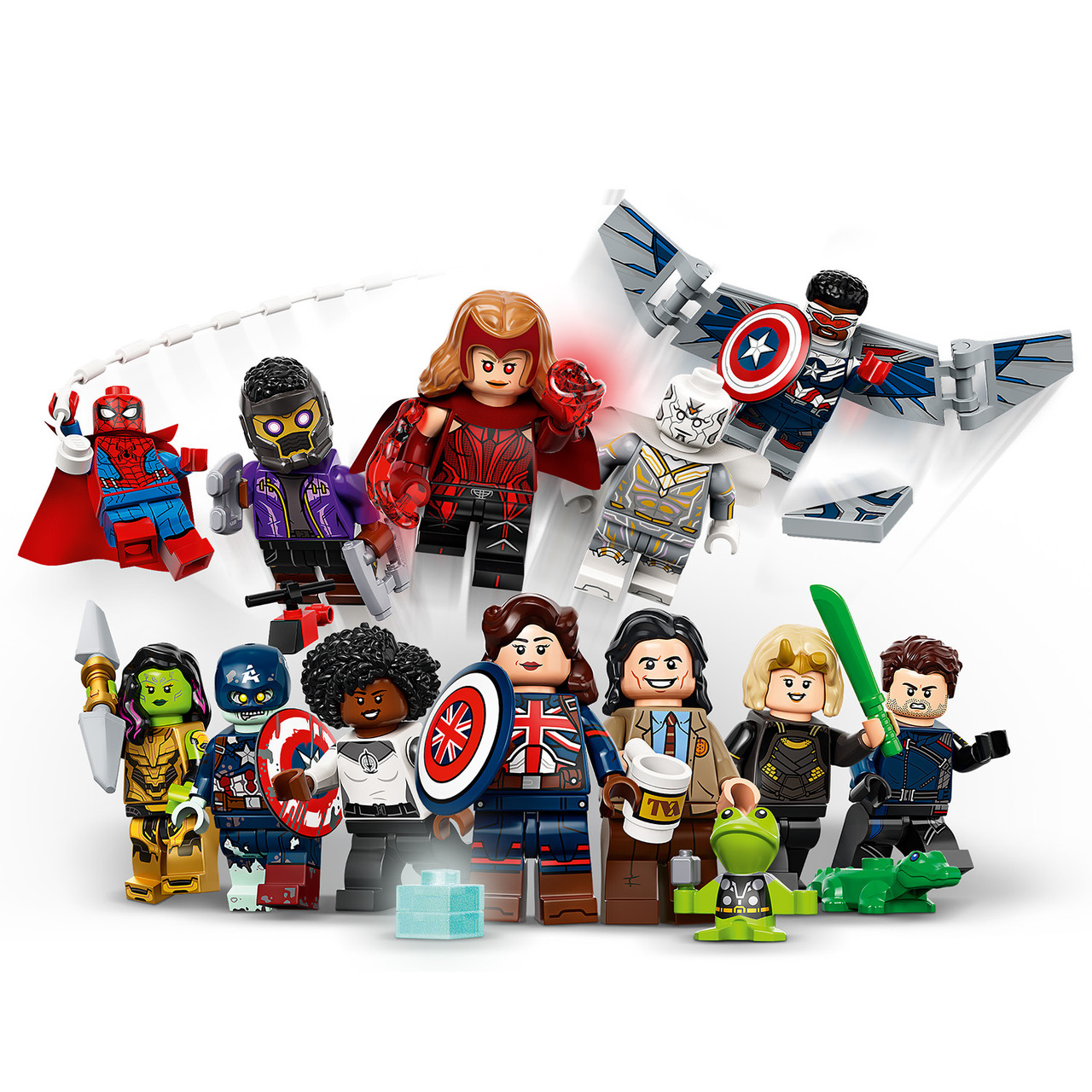 Lego marvel minifigures set sales