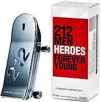 Оригинал Carolina Herrera 212 Men Heroes Forever Young 50 ml туалетная вода