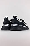 Чоловічі кросівки Adidas NMD Runner Black White, чорні кросівки адідас нмд раннер, фото 4