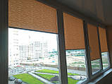 Рулонні штори Lazur. Тканинні ролети Лазур (Ван Гог) Какао 2076, 35, фото 2