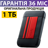 Внешний Жесткий Диск 1 Тб Apacer AC633 красный USB 3.1, переносной съемный накопитель, портативный hdd