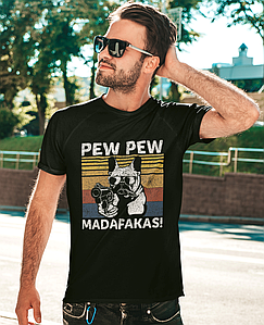 Футболка Pew Pew Madafakas (Собака)