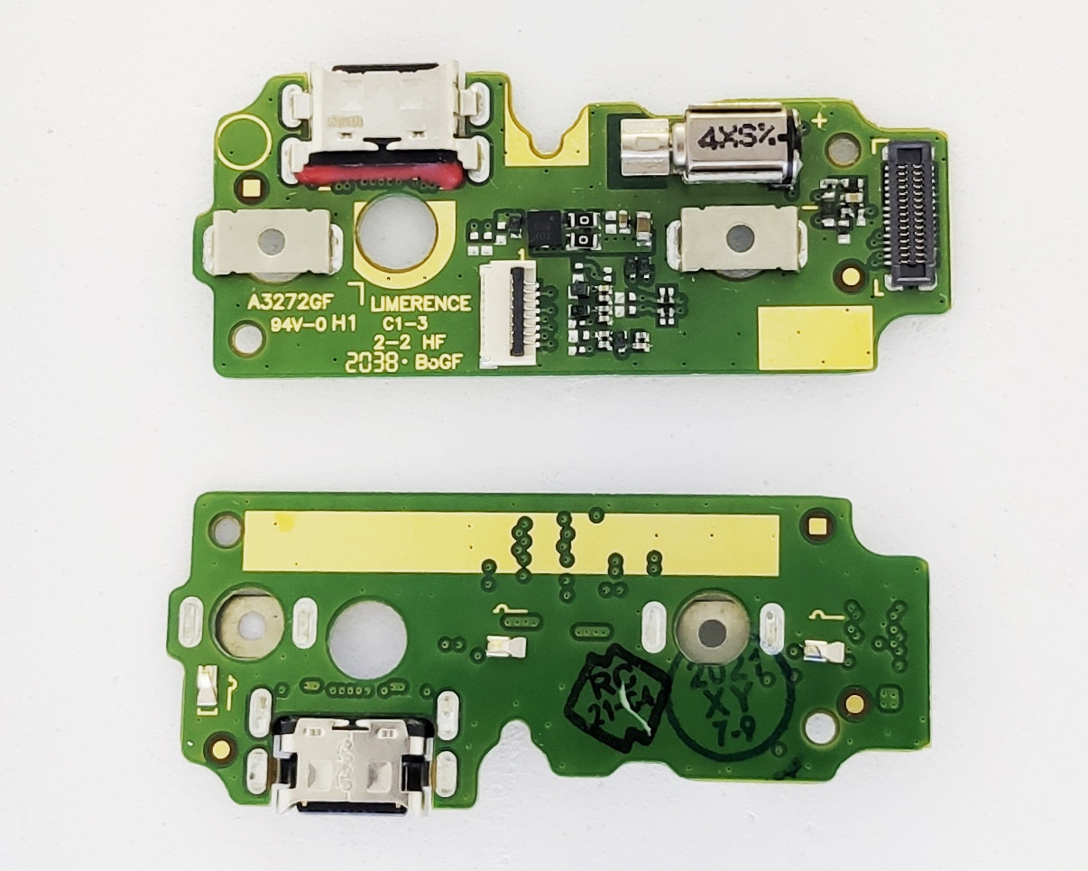 Шлейф для Huawei MediaPad M5 Lite 10.1 BAH2-L09/BAH-W19, з роз'ємом зарядки, з вібродзвінком, оригінал (Китай)