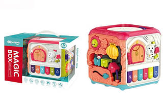 Логіка куб 698-65 багатофункціональний, батарейки, музика, світло, коробка 32,5*22*25