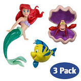 Фігурки Русалонька краб Себастьян і рибка Флаундер Princess Ariel Flounder and Sebastian, фото 11