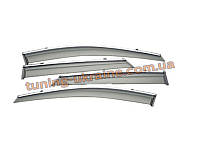 Вітровики з хром кантиком на Lifan X60 2011+