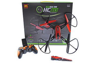 Квадрокоптер (камера 0,3MP, акумулятор, USB-зарядка, підсвітка) HC653 р.41,6*8,2*37,6см.