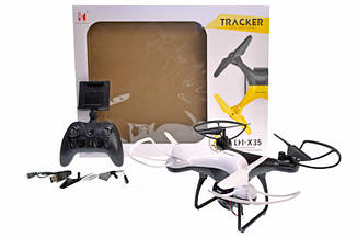 Квадрокоптер на радіокеруванні, з камерою 2МП, в коробці LH-X35HWF-720P р.52,3*7,8*40см