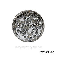 Серебряные стразы Swarovski . SWB-OH-06