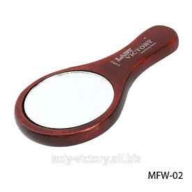 Дзеркало косметичне на дерев'яній основі. MFW-02