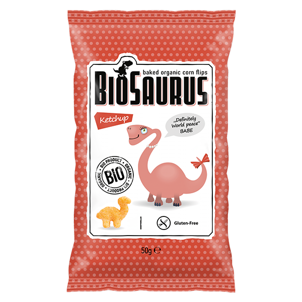 Хрустики з томатами без глютену Biosaurus 50 г Словаччина