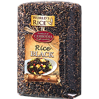 Рис черный без глютена World's Rice 500 г Украина