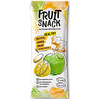 Пастила с яблоком, лимоном и имбирем без глютена Healthy Fruit Snack 25 г Украина