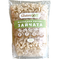 Макароны рисовые Зайки без глютена GlutenOff 300г Украина