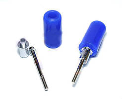 Крашпеди на мотоцикл L=95 d=50 сині (к-т 2 шт.)