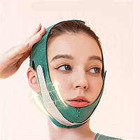 Маска-бандаж для коррекции овала лица и второго подбородка, корректирующая маска для лица WM-43, бандаж для