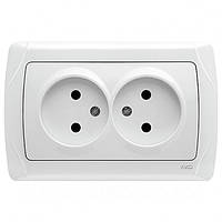 Розетка VIKO подвійна біла