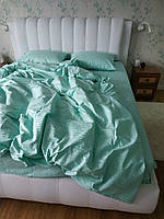 Страйп сатин Мята