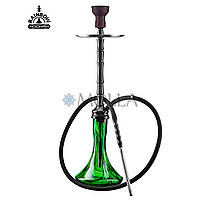 Кальян Rainbow Hookah 2.0 Чёрный колба Craft Чёрно-зелёный