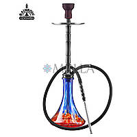 Кальян Rainbow Hookah 2.0 Чёрный колба Craft XL Красно-синий