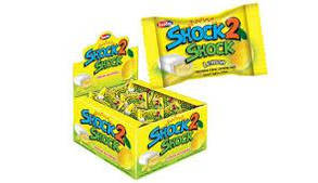 Жувальна гумка Shock2shock (з рідким центром з ароматом лимона ) 100 шт/упаковка