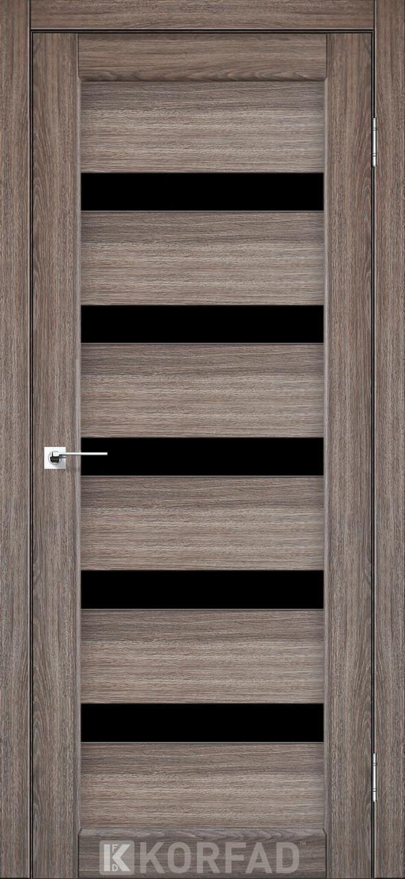 Двери Korfad PR-03 Дуб грей BLK