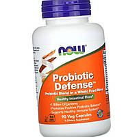 Пробиотик NOW Probiotic Defense 90 вегетарианских капсул