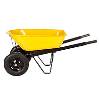 Тачка будівельна BudMonster Wheelbarrow Strong 2-колісна, 130 л, 300 кг