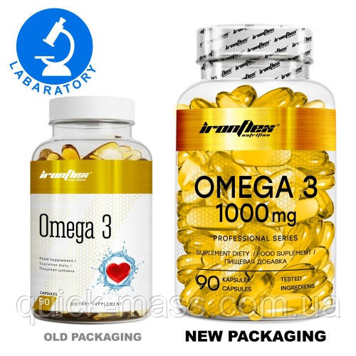 Омега-3 Ironflex Omega 3 90caps, фото 1