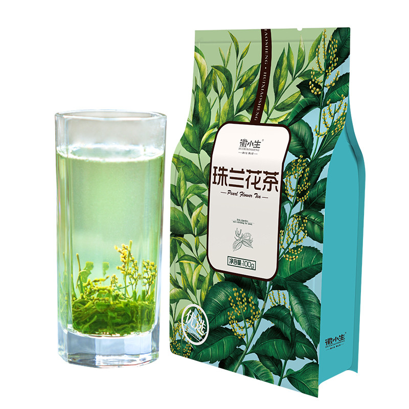 Зелений чай з квітами хлоранта колоскового з гори Хуаншань