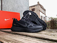 Мужские термо кроссовки Nike Zoom Pegasus 26s Full Black водонепроницаемые